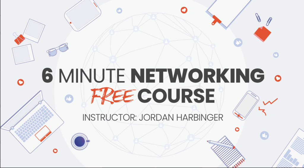 6-Minute Networking Course slide
